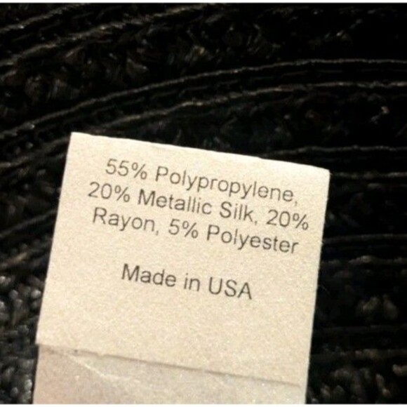 Eric Javits Squishee Shade Metallic Silk Blend UPF Straw Hat OSFA Made in USA - Picture 8 of 8